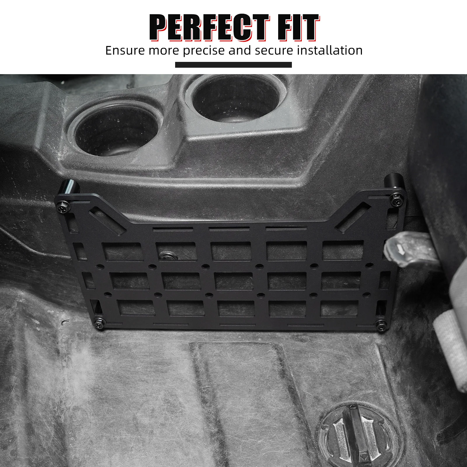 NICECNC UTV Universal Rigid Molle Panel Vehicle Molle Organizer Q235 steel Resistant Durable Motorcycle Accessories - Image 5