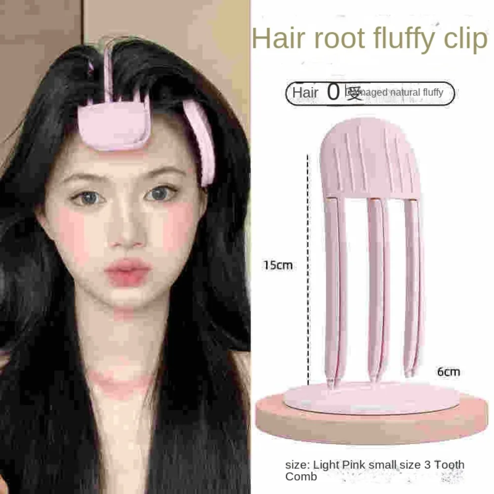 الانفجارات الهوائية جذر الشعر مقاطع رقيق وسادة جذر الشعر رائعة الشباك دبوس الشعر الثابتة تلسكوبي البلاستيك بكرو الشعر #6