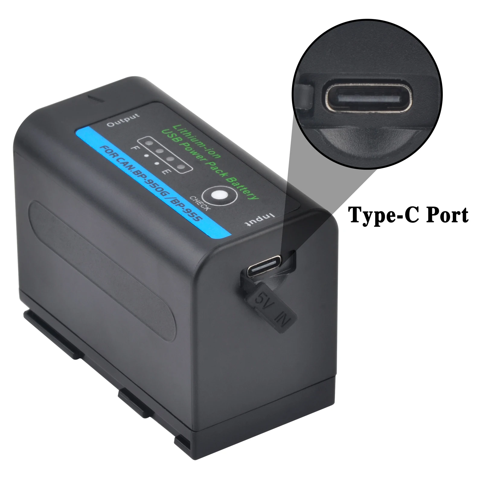 BP-950G 5600mAh, bateria z portem USB dla Canon, mAh, BP-945,,, EOS C100 C300 C500 XF100 XF200 XL2