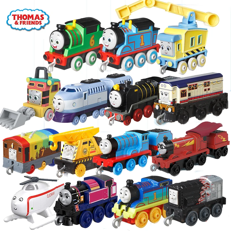 Original Thomas and Friends Trackmaster Trains Toy Locomotive Alloy Diecast James Boys Toys for Children Baby Airplane Model Set