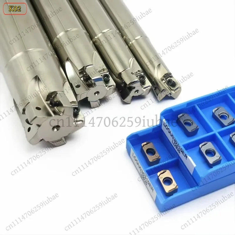 BK_MFH03 Milling Cutter C16 C20 C24 C25 C32 CNC Lathe Rapid Feed Double Sided Insert LOGU030310ER Universal Tool