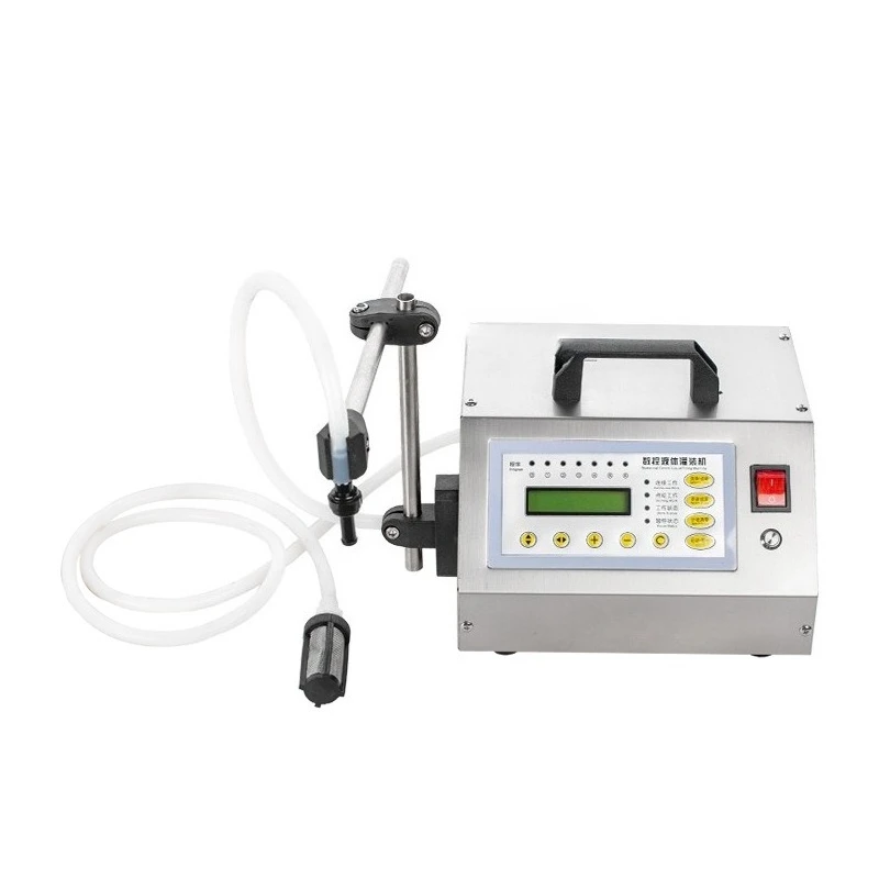 GFK-100 Liquid Automatic Counting Accurate Quantitative Intelligent Control Juice Milk Filling Machine