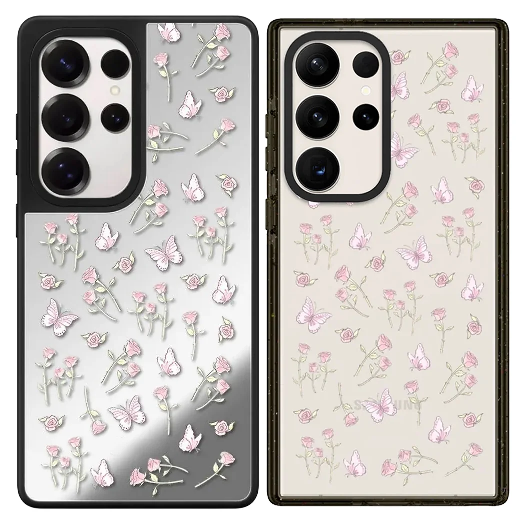 

6031265 Mirror / Acrylic Magnetic Case: Compatible with Samsung Galaxy S23 U S24U S25 S26 Ultra S25+ S26 Plus Shell