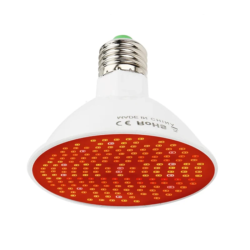 Led 660nm vermelho e 850nm perto infravermelho combo dispositivo de terapia para cuidados com a pele alívio da dor lâmpada de terapia de luz vermelha com clipe de lâmpada