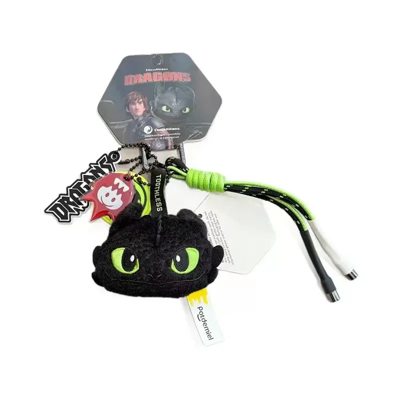 How to Train Your Dragon Toothless Plush Doll Pendant Bag Toothless Movie Peripheral Toys Cartoon Doll Gift Cap Accessories view 3