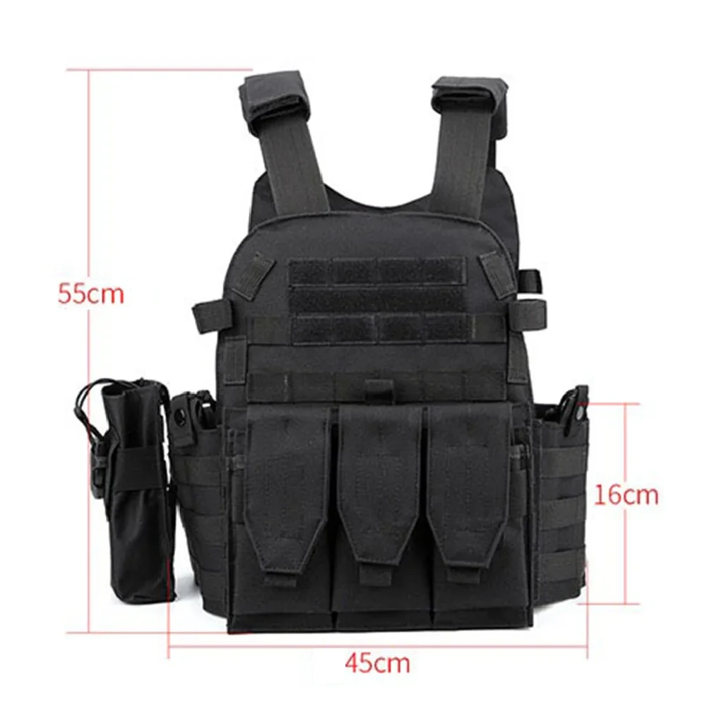 

Nylon tactical vest with body armor for hunting, AirSoft Accessories, CS combat, combat,camo, military army, for outdoor hunting