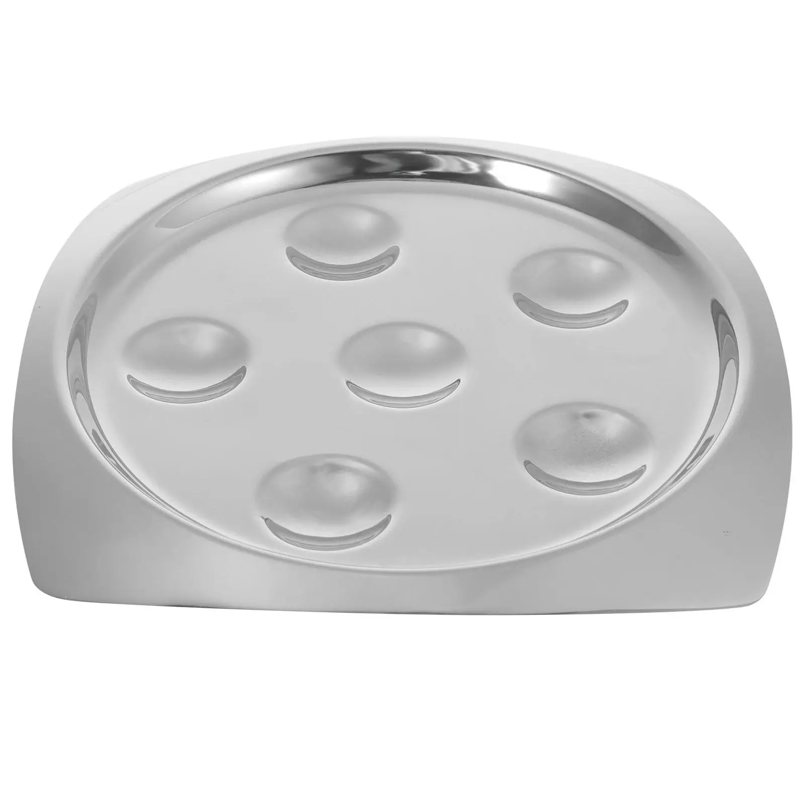 Escargot Snail Dish Stainless Steel Plate with Special Holes Compartments for Snail Shellfish Serving and Cooking Use