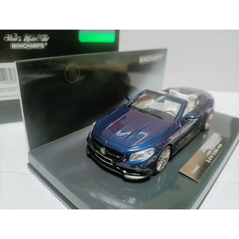 

Minichamps 1/43 Resin AMG 850 S63 Dark Blue Modified Convertible Sports Car Model Classics Adult Souvenir Gift Static Display