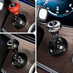 Luxury Metal Push-to-Start Button Cover for Car, Engine Start/Stop Joystick, Ball-bar Starter Cover for Decorative Accessories