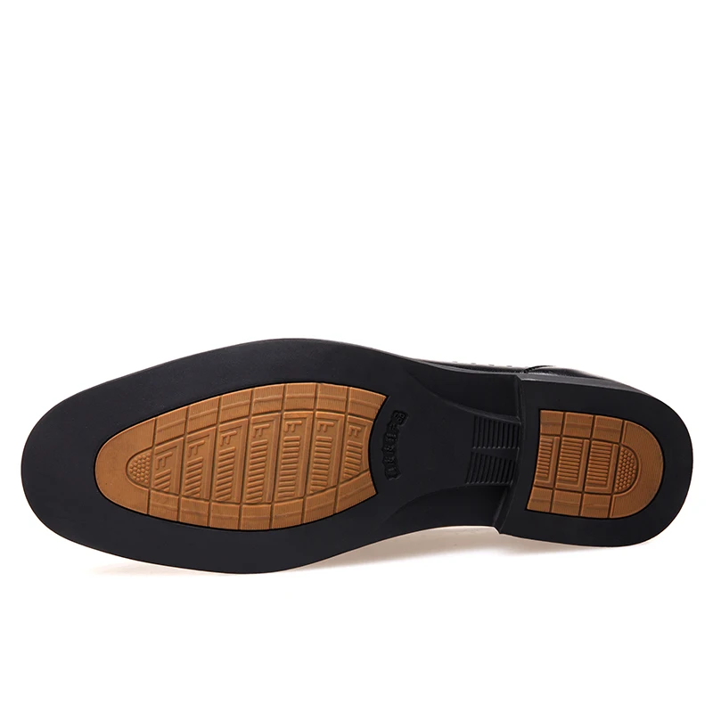 Men Genuine Leather Shoes Hollowed Out Casual Leather Shoes Breathable Business Footwear Sandals Men Cow Leather Dress Big Size