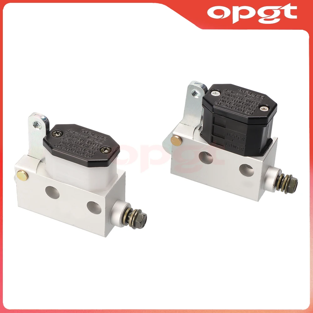 OPGT High Quality Rear Foot Hydraulic Master Brake Pump For Drift track Kart DIY Three Wheel Quad Karting Buggy ATV Modification