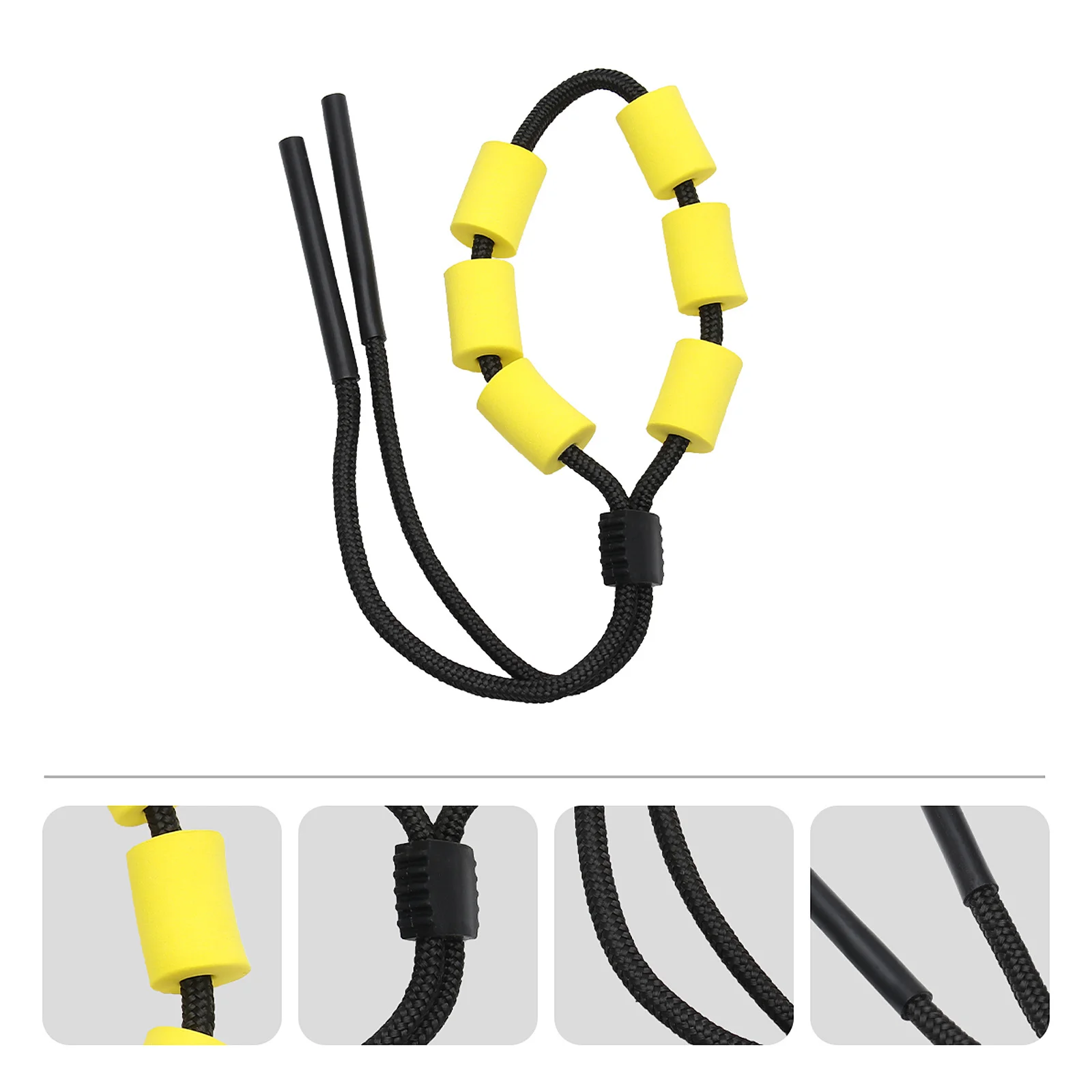 

8Pcs Bright Foams Floaters Swimming Glasses Hanging Rope Stable Wearable Sports Accessories Floating Glasses Lanyard