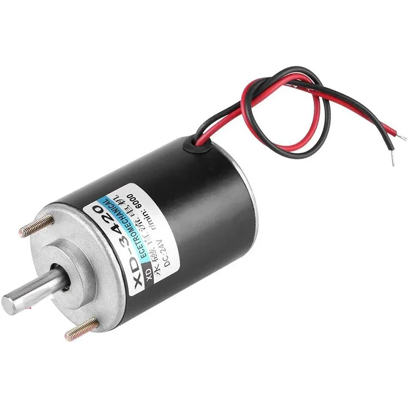 XD-3420 12V 3500RPM Permanent Magnet DC Motor,24V 7000 RPM High Speed Motor,30W Miniature Motor,DC Speed Regulating Motor