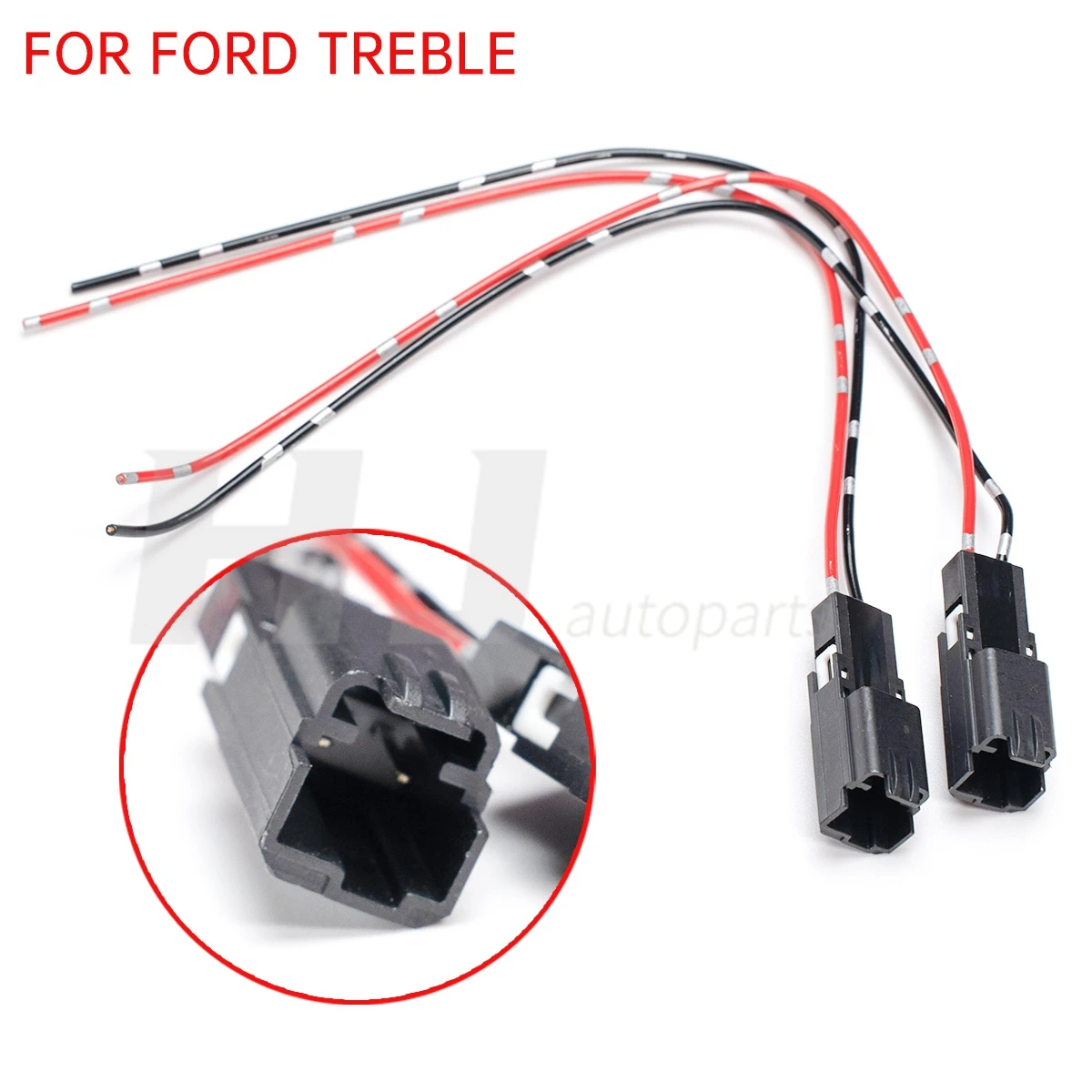 2Pcs Car Treble Spe…