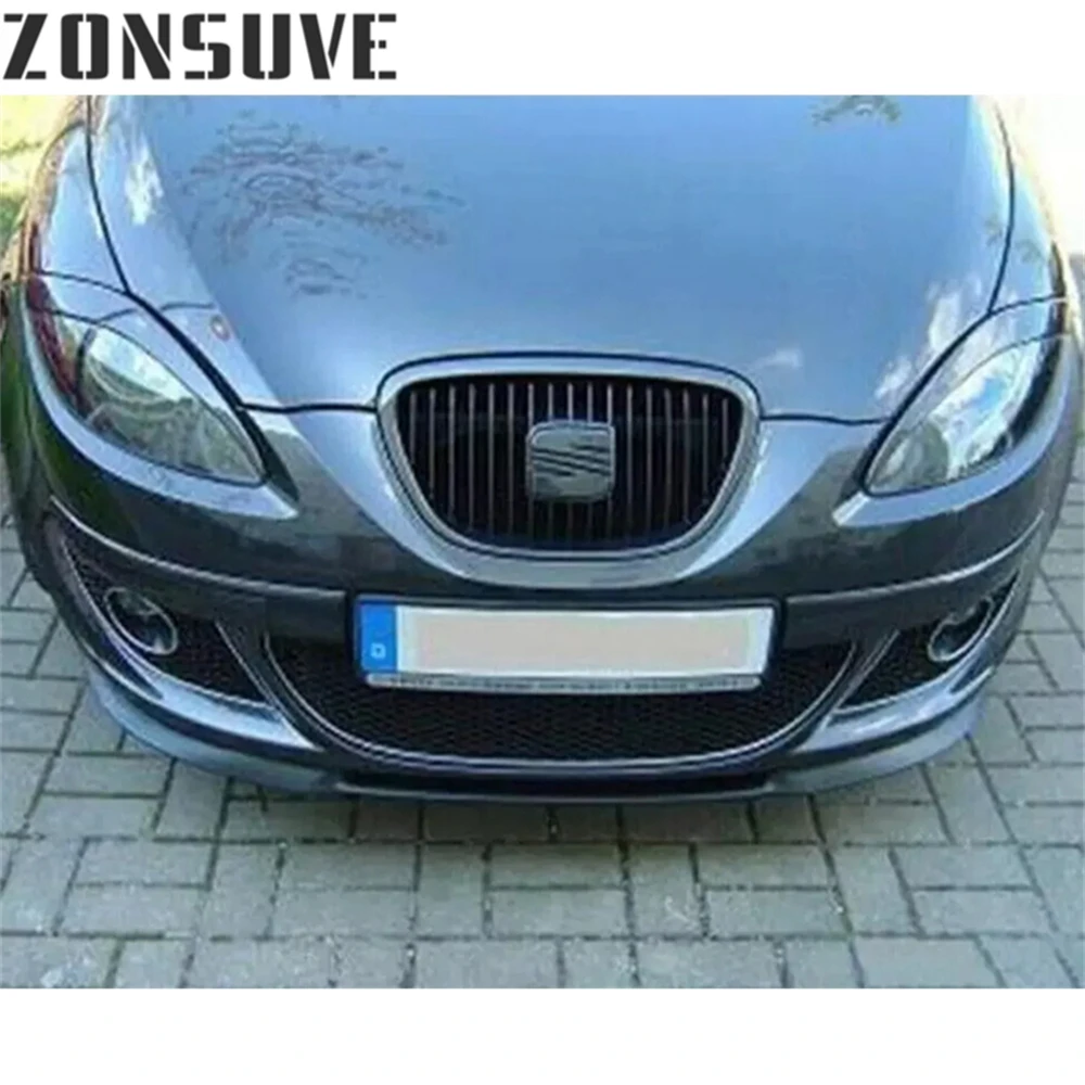 

For Seat Leon Mk2 Front Splitter Bumper Lip Spoiler Body Kit Accessories 3pcs