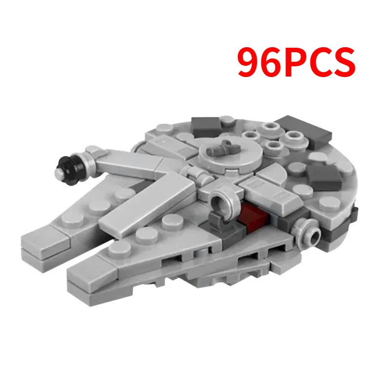 Classic Star Movie Accessories Space War Spacecraft Mini Millennium Falcon Building Blocks MOC-36420 Assembly Model Kids Toy