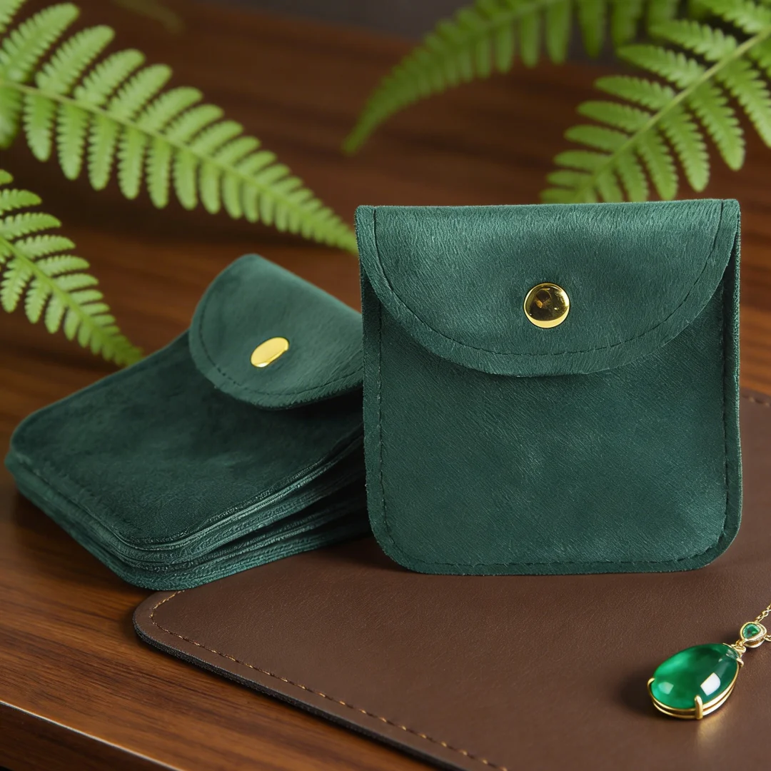 

Compact Velvet Bag 5Pcs 6.5x6.5cm With Button For Travel Jewelry Storage Business Gifting And Daily Small Ornament Organization