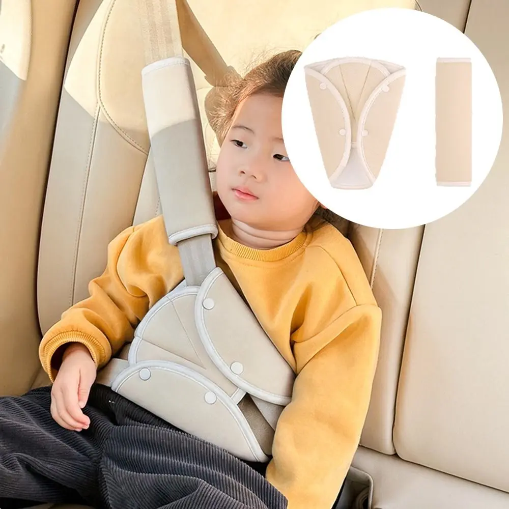 Adjustable Seat Belt Adjuster Anti-Strangle Easy Installation Car Seat Belt Cover Secure Positioning Comfortable