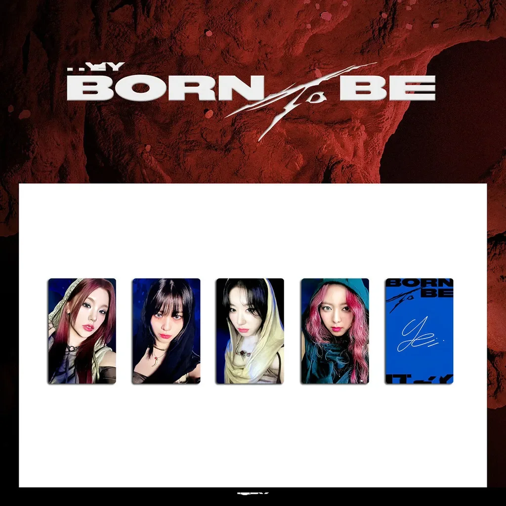 Kpop Idol ITZY 8th Mini Album Born To Be Photo Card