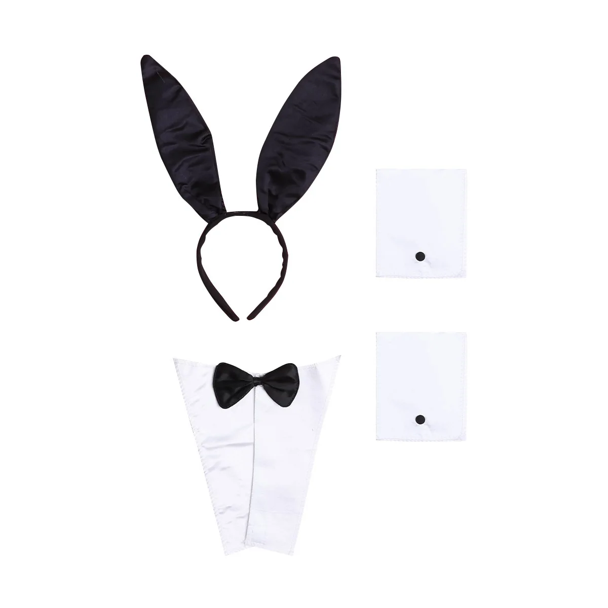 مجموعة أزياء الأرنب مقاس واحد من القماش الناعم على شكل أرنب للبالغين من ملحقات حفلات الهالوين وعيد الفصح #5