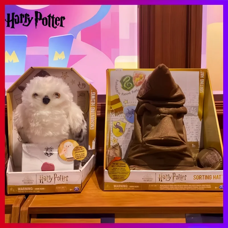 

Genuine Original Harry Potter Tsundere Hedwig Owl Sorting Hat Dobby Wizarding World Merchandise Ornament Table Birthday Toy Gift