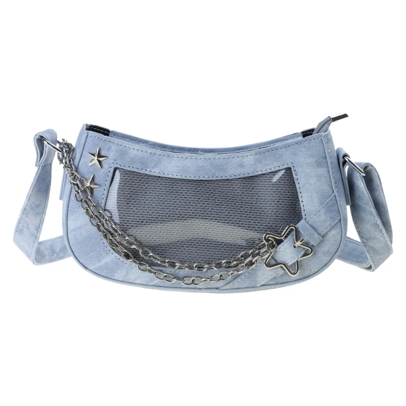 

E74B Itabag Aesthetic Женская сумка через плечо из искусственной кожи с цепочкой для повседневного использования