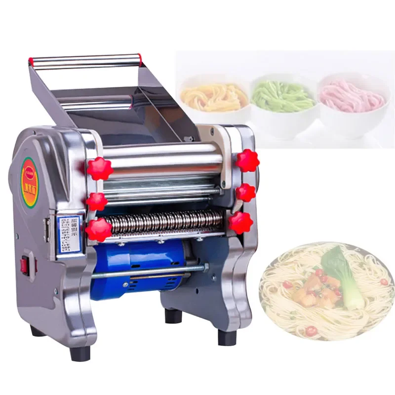 Pressing Flour Machine Home Electric Noodle Automatic Pasta Machine Stainless Steel Noodle Cutting Dumpling Skin Machine