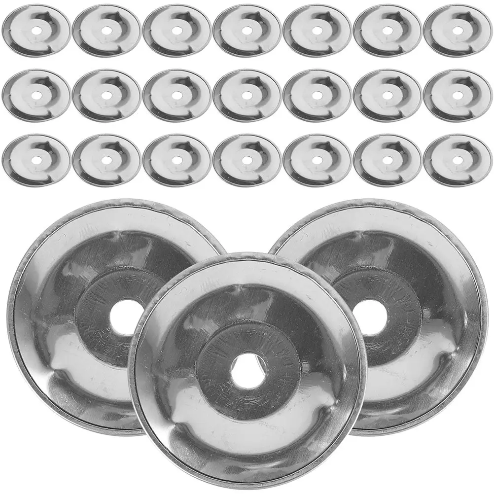 50 Pcs Jazz Drum Crash Cymbal Accessories Replacement Mini Cymbals Practice Metal