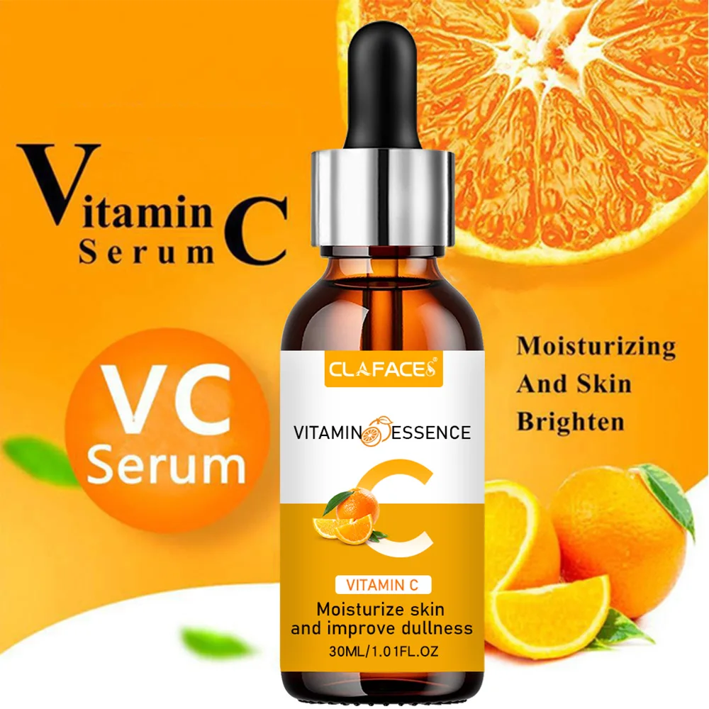 Vitamín C pleťový esence obsahuje hyaluronic kyselý tmavý doušek odstraňovač hydratační spravit omlazující esence pleťový pleť péče 30ml