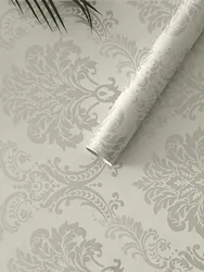 European Damascus Pattern Decorative Sticker for Home Decor Pvc Self Adhesive Waterproof Wallpaper Peel and Stick Contact Paper