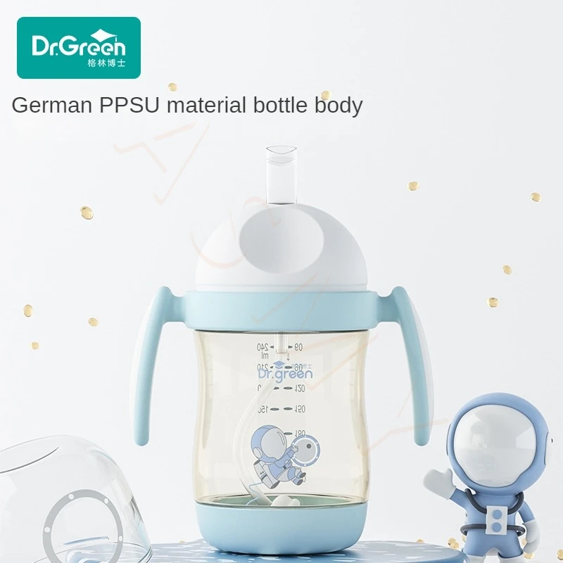 Dr.Green PPSU 240/300mL Inverted drinking cup Full body removable and washable  and reverse bi-directional scale drop-resistant