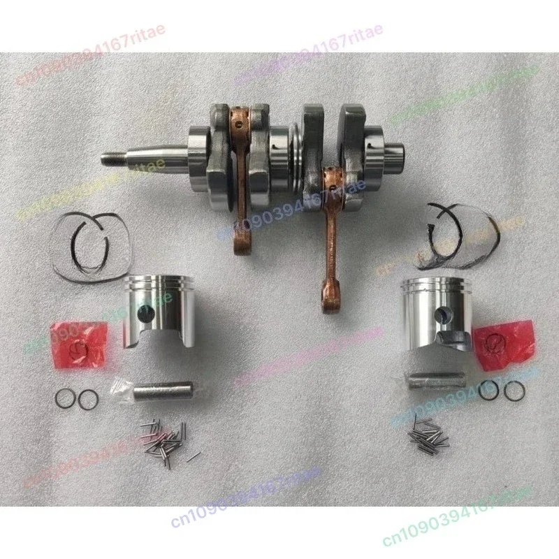 2 Stroke Crankshaft Connecting Rod Piston Assembly Replacement for Engine
