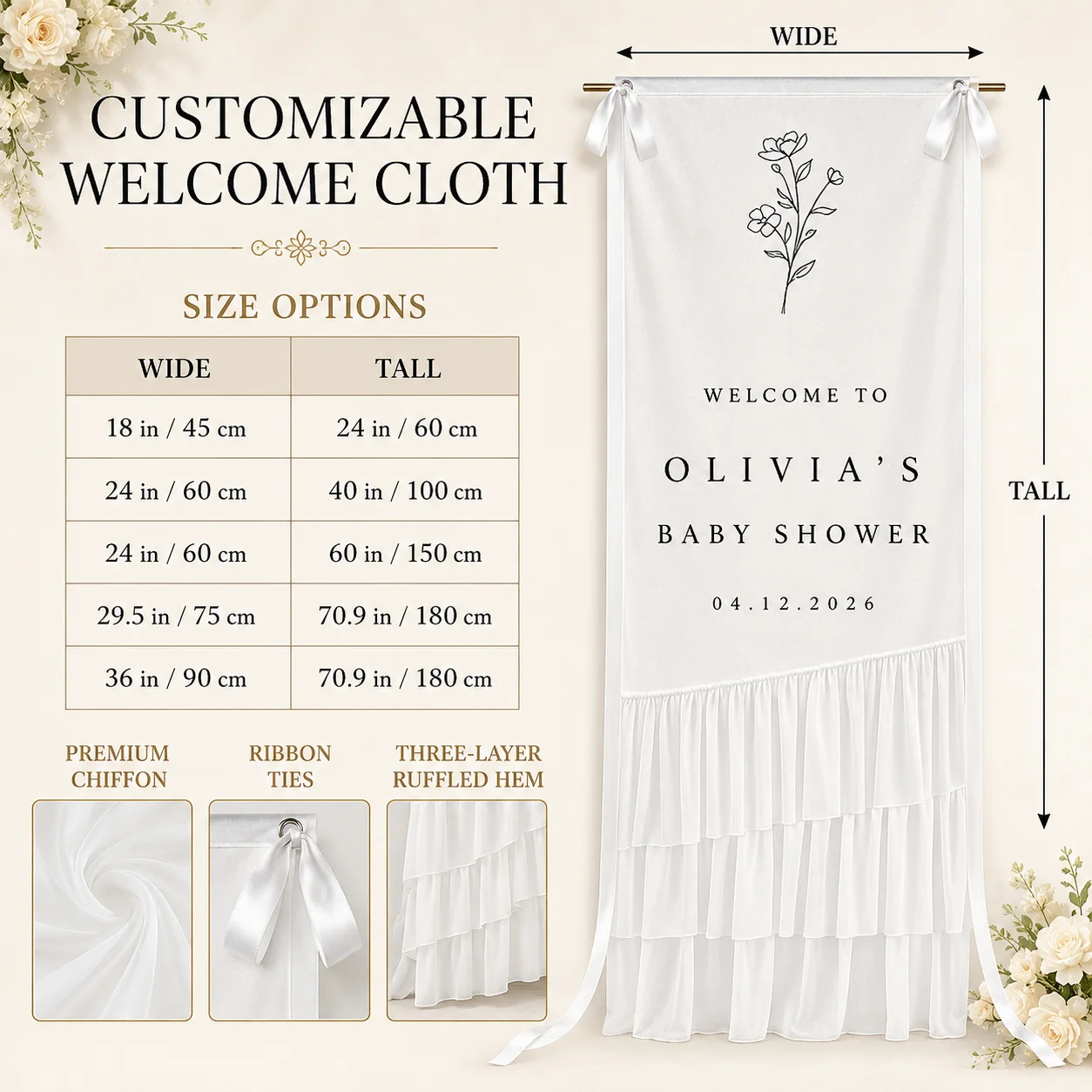 Custom Text Perforated Trailin - Home Of Textiles ulasan dan harga