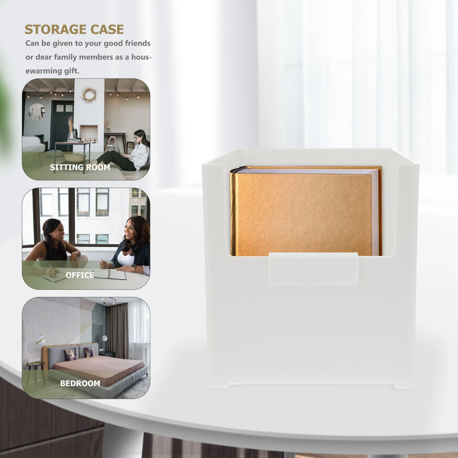 Premium High-Grade Plastic Drawer Divider Box Stackable Desktop Organizer for Sundries Cosmetics Kitchen Bedroom Bathroom
