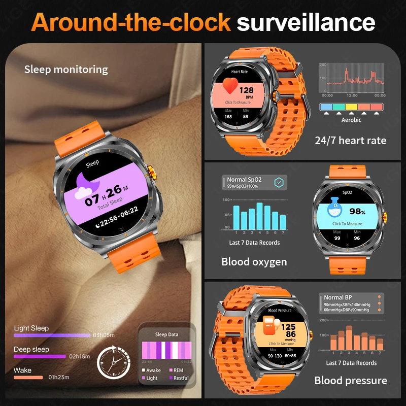 2025 新しいスマートウォッチメンズ TWS イヤホン 400mAh 大バッテリー超 HD AMOLED スクリーン Bluetooth 通話スポーツスマートウォッチサムスン