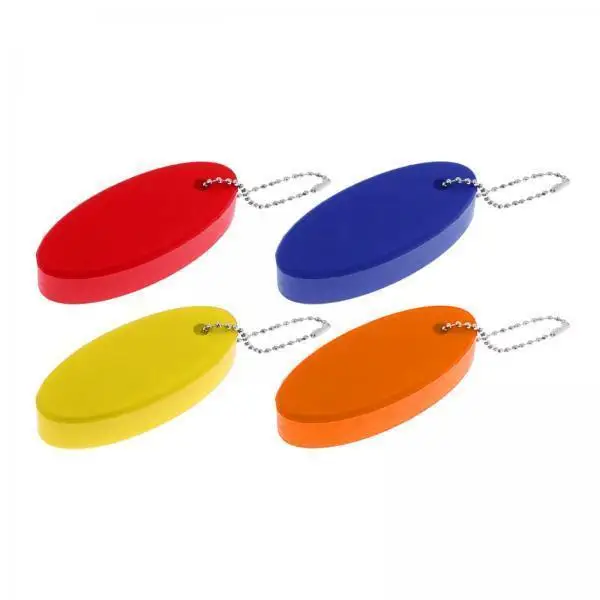 Buoyant Boat Keychain Floating Polyurethane Key Ring Water Sport Accessories for Kayak Inflatable Fishing Sailing
