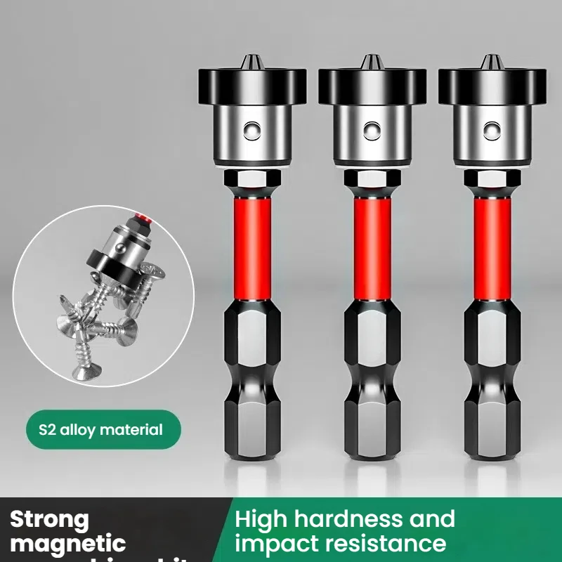 

Позиционирующие магнитные отвертки, биты для гипсокартона, 50 мм, винты для гипсокартона, инструменты для сверления с пакетной головкой