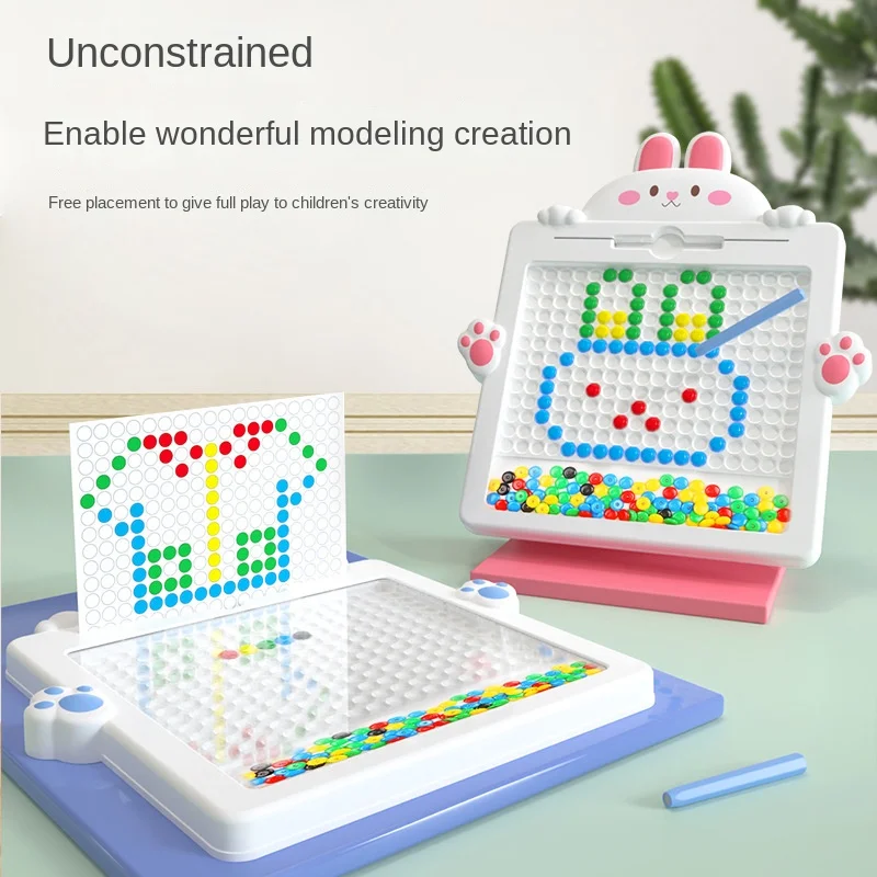 子供磁気製図板ワードパッドベビーカラーかわいいウサギボードアート教育描画おもちゃ描画ツールギフト子供のおもちゃ