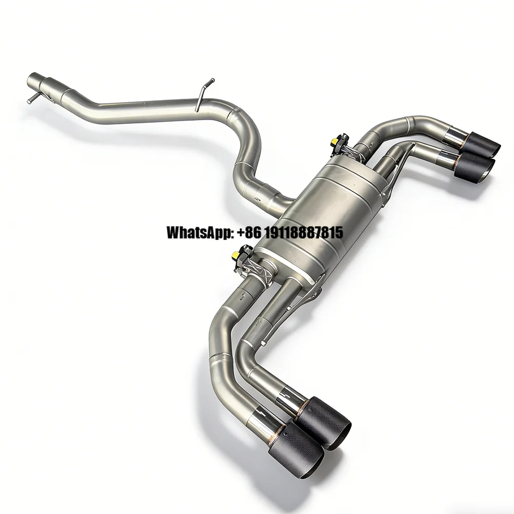 

Заводские настраиваемые выхлопные трубы Catback из нержавеющей стали для Audi TT/TTS 2.0T Mk2 Mk3, тюнинг-система с клапаном, глушитель, гоночная система с дистанционным управлением