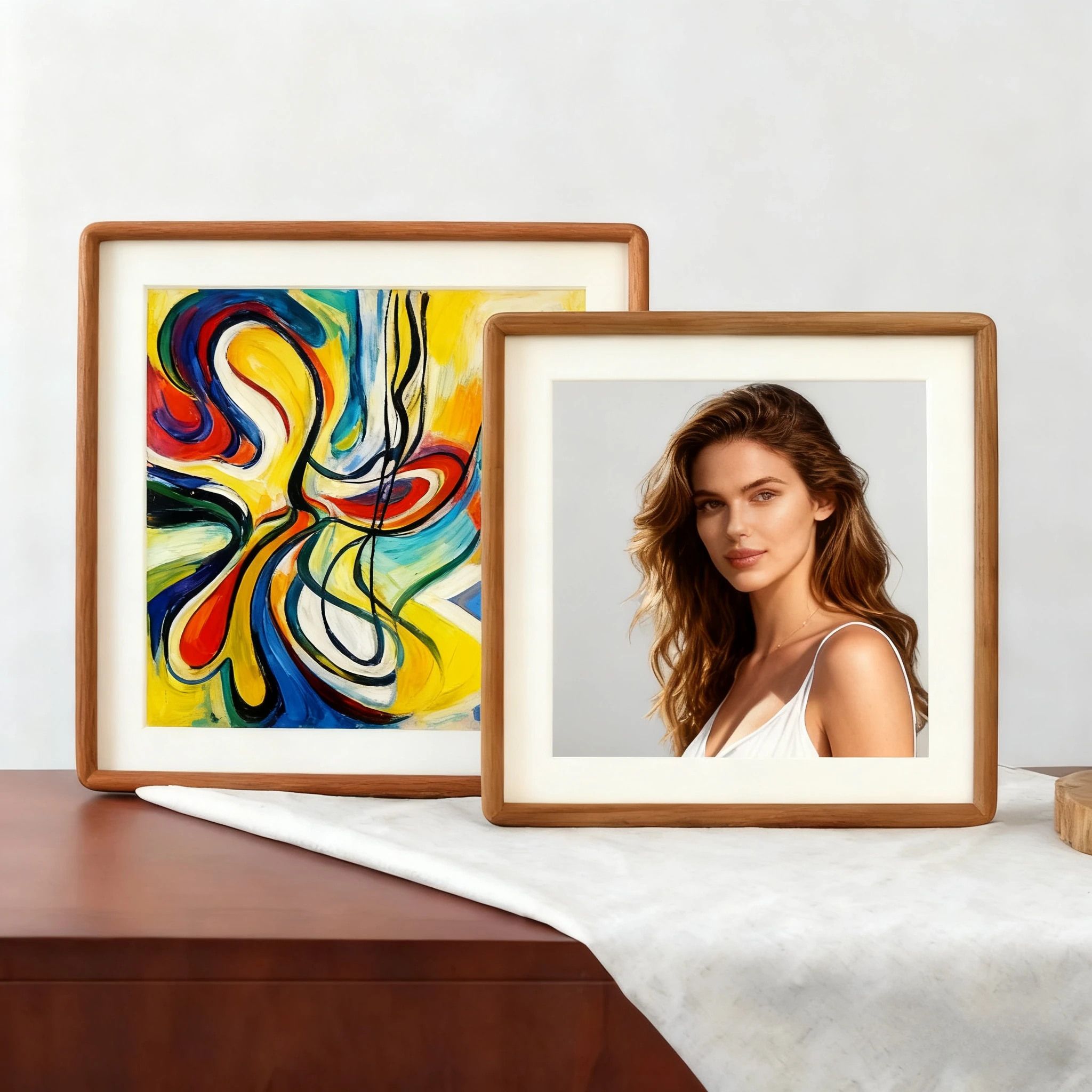 

New Picture Frames & Albums,Decor Honors Certificate,High-grade,Solid Wood Picture Frames,Square,Black Walnut,Photo Frame Gifts