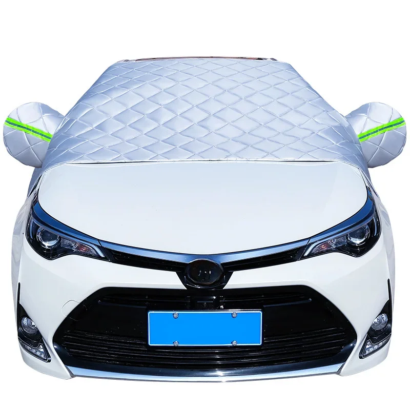 

Four seasons universal thickened heat insulation sunshade front windshield car clothing roof half cover