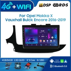 QSZN For Opel Mokka X Vauxhall Buick Encore 16-19 2din Android 12.0 Car Radio Multimedia Video Player GPS Navigation 4G Carplay