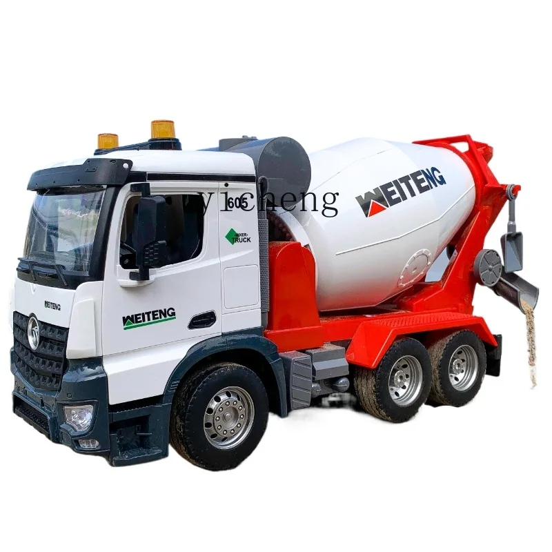 

Tqh Remote Control Cement Mixer Truck Oversized Engineering Vehicle Charging Toy Boy Concrete Tanker Electric Car Model