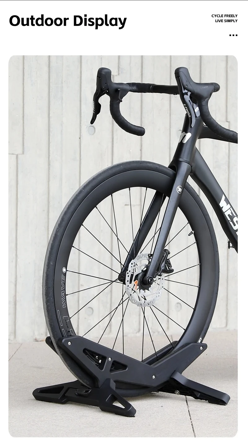 Bicycle Parking Racks Adjustable Anti-Slip ABS Indoor MTB Floor Stand Universal Cycling Storage Road Mountain Bike Accessories
