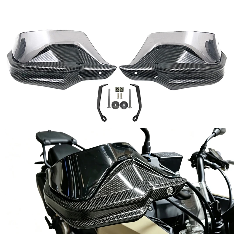 Carbon Black Motorcycle Handguards Hand Protectors Hand For LONCIN VOGE 650 500 300 DS 500R 650DS 500DS 300DS Accessories