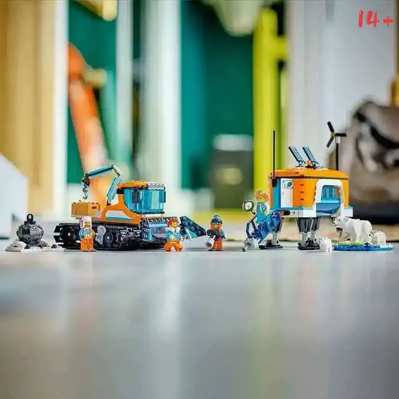 

Toy Brick 60471 Arctic Vehicle Building Blocks, 1064PCS, Fun Assembly Toy, Perfect Birthday & Party Favor Gifts for Kids