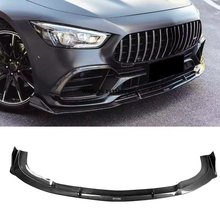 

TK Style Dry Carbon Fiber Front Bumper Lip for AMG GT50 GT53 2019-2023 New Condition Front Lip Splitter Bodykit