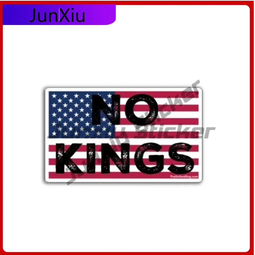 

No Kings American Flag Sticker Vinyl Decal Anti-tyranny Decal Accessories Rv Camper Windows Windshield Cover Scratches Decorativ