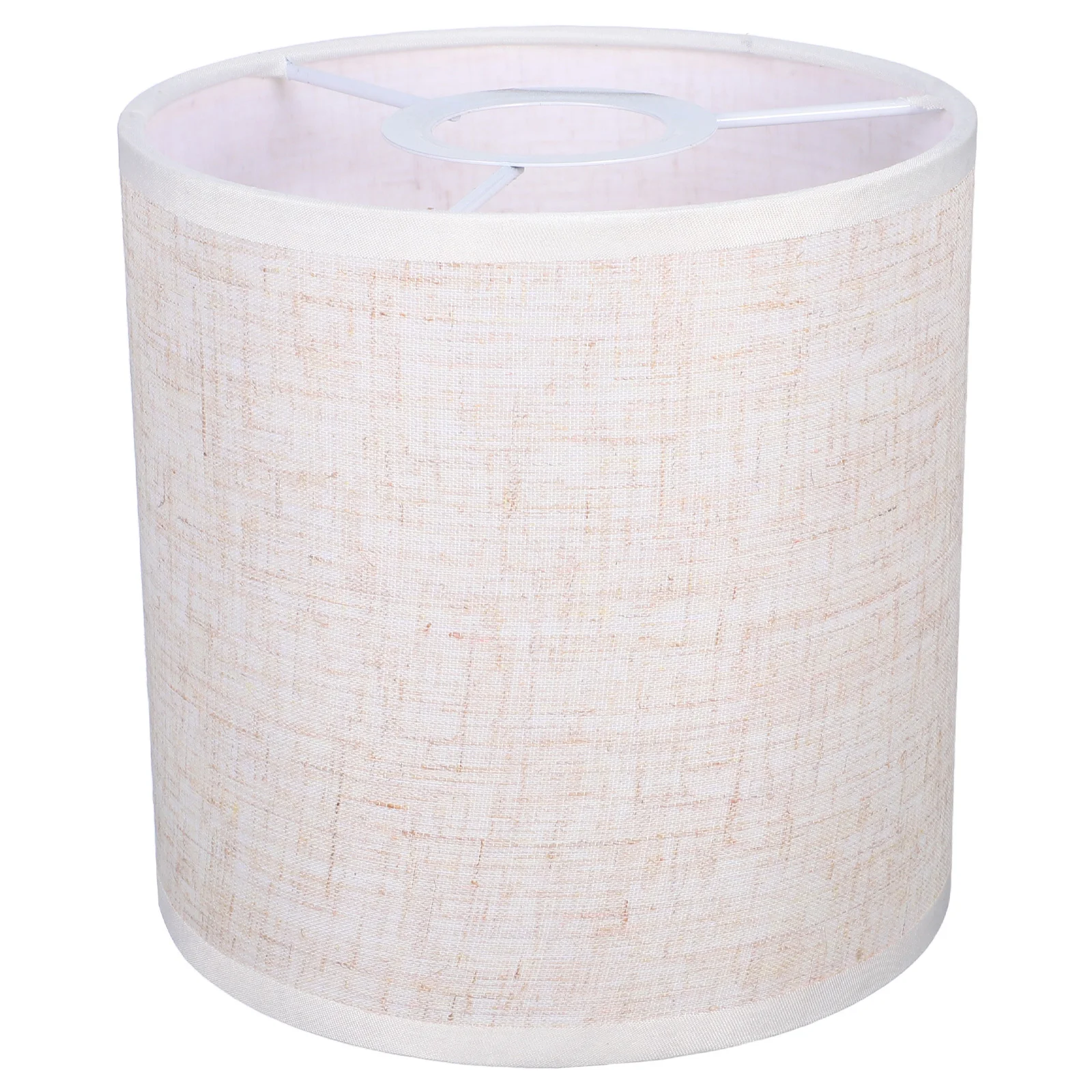 1 قطعة نسيج الكتان عاكس الضوء القماش دائم مُثبتة في السقف ضوء الظل رائعة دعم معدني حماية عملية إضاءة المنزل