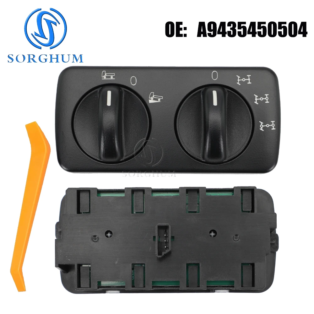 Truck Differential Lock Switch Dashboard A9435450504 for Mercedes-Benz Actros MP2/MP3-2002-2022 Truck Tractor 9435450504